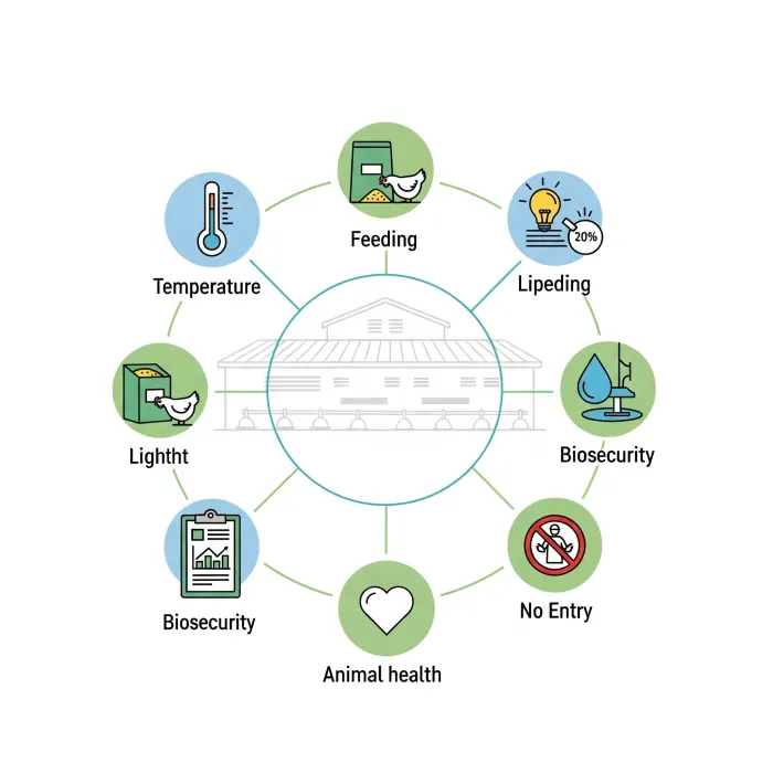 Poultry House Management and Animal Health: The Key to Efficiency in Egg Production